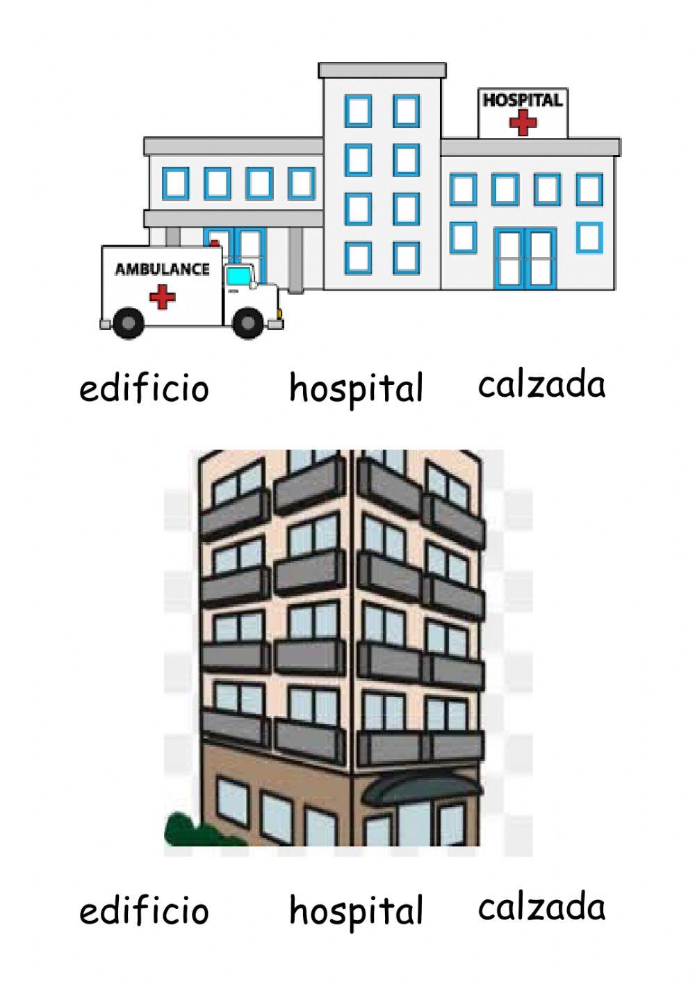 Aprende a leer vocabulario calle y ciudad.