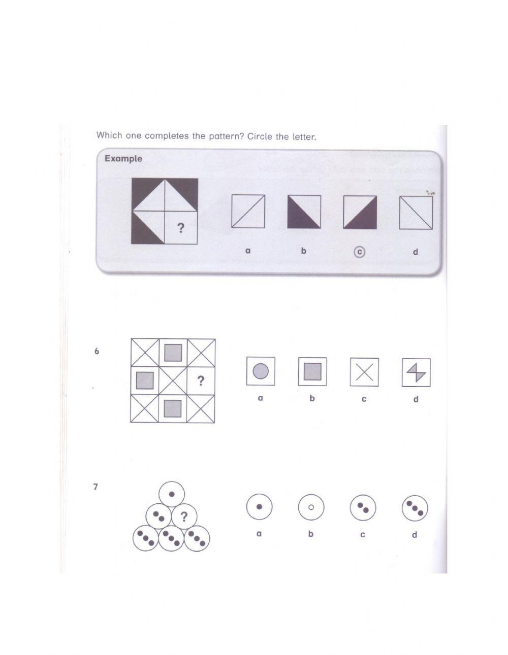 Non-verbal reasoning
