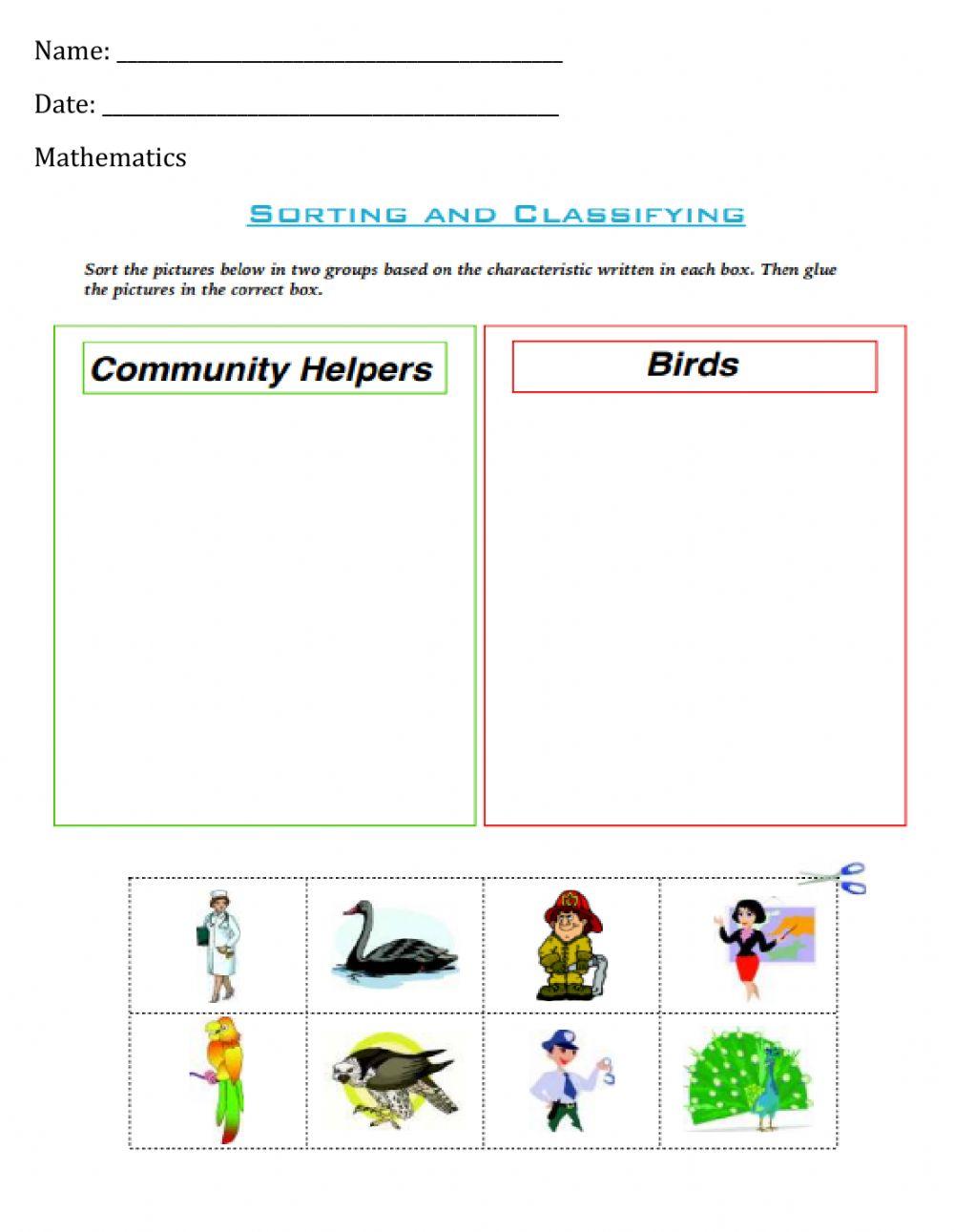 323238 | Sorting and Classifying - 1 | Shoshana Miller