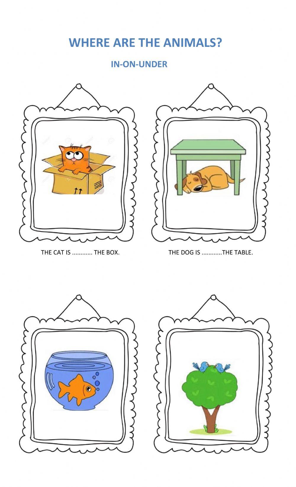 Where are the animals?