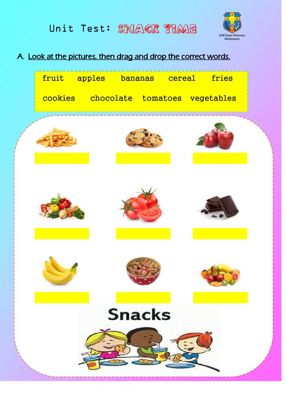 Unit Test.1. Snack Time