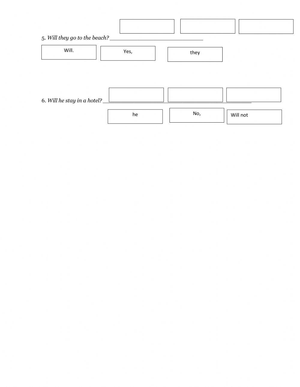 Future Tense with Will