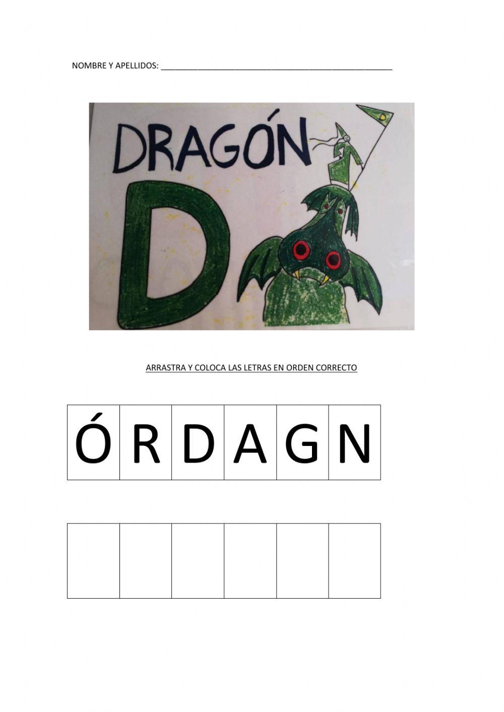 Letras dragón
