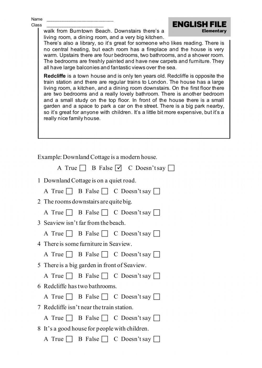 English file - unit 8