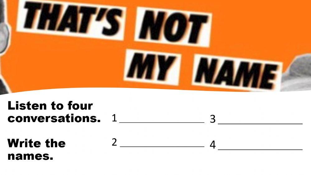 Alphabet - Listening