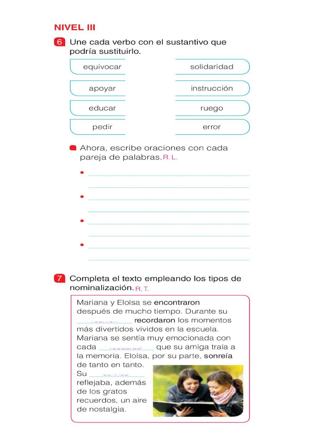 Nominalización Nominalización