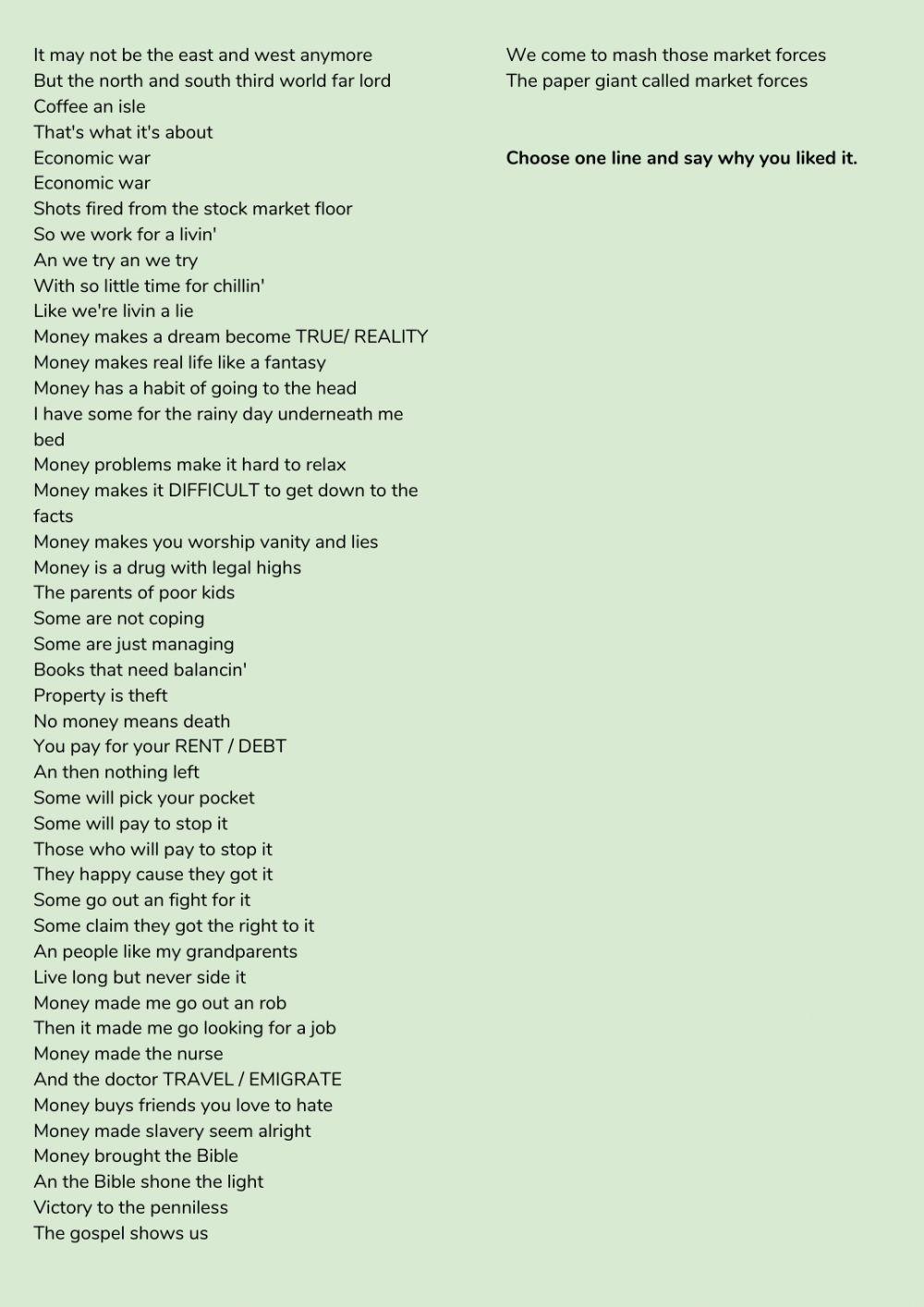 Online Lesson 20 - Intermediate