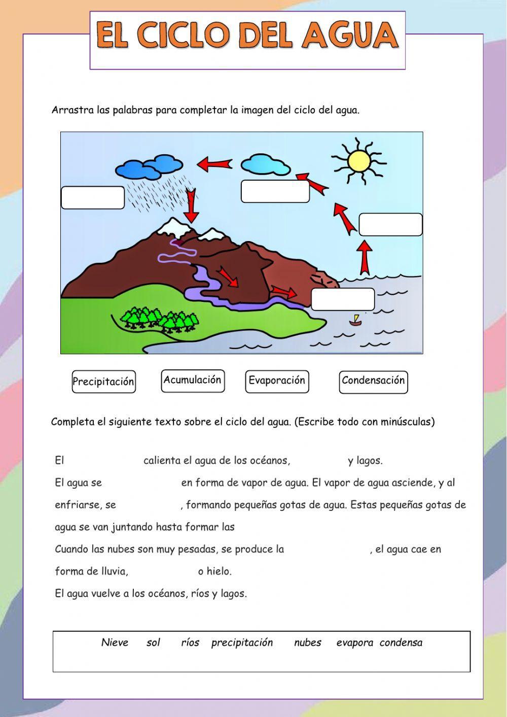 El ciclo del agua El ciclo del agua