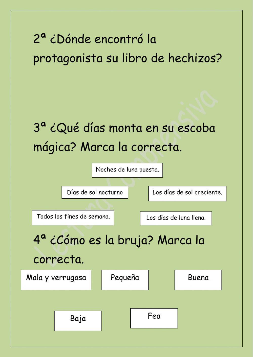 lectura comprensiva