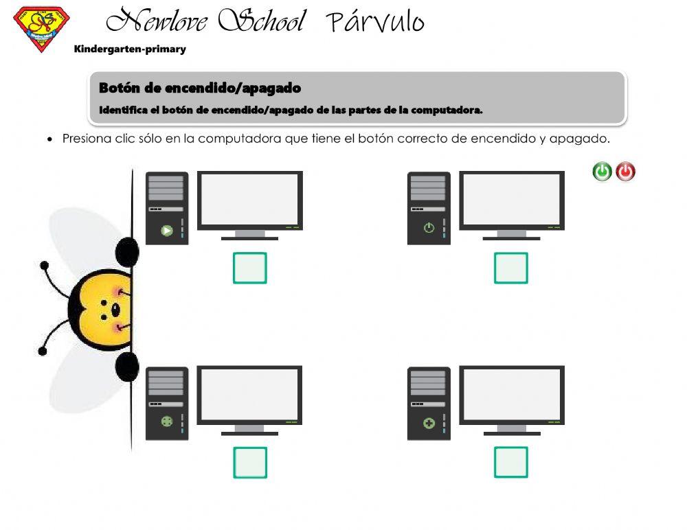 Boton encendido y apagado