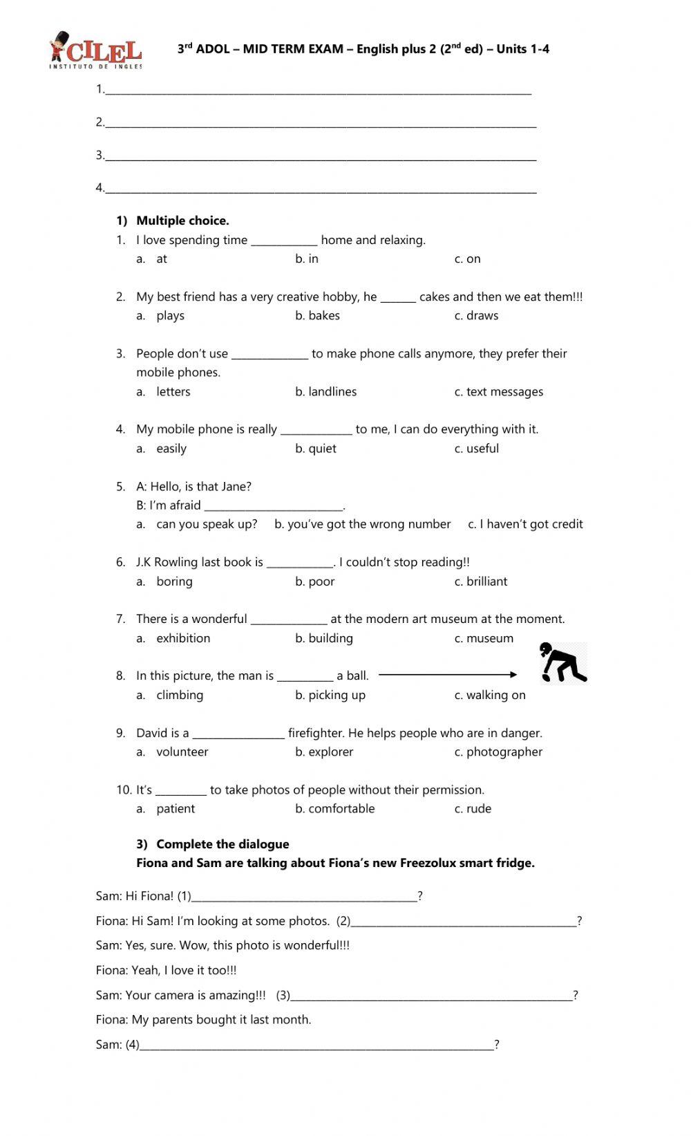 MIDTERM EXAM 3rd ADOL