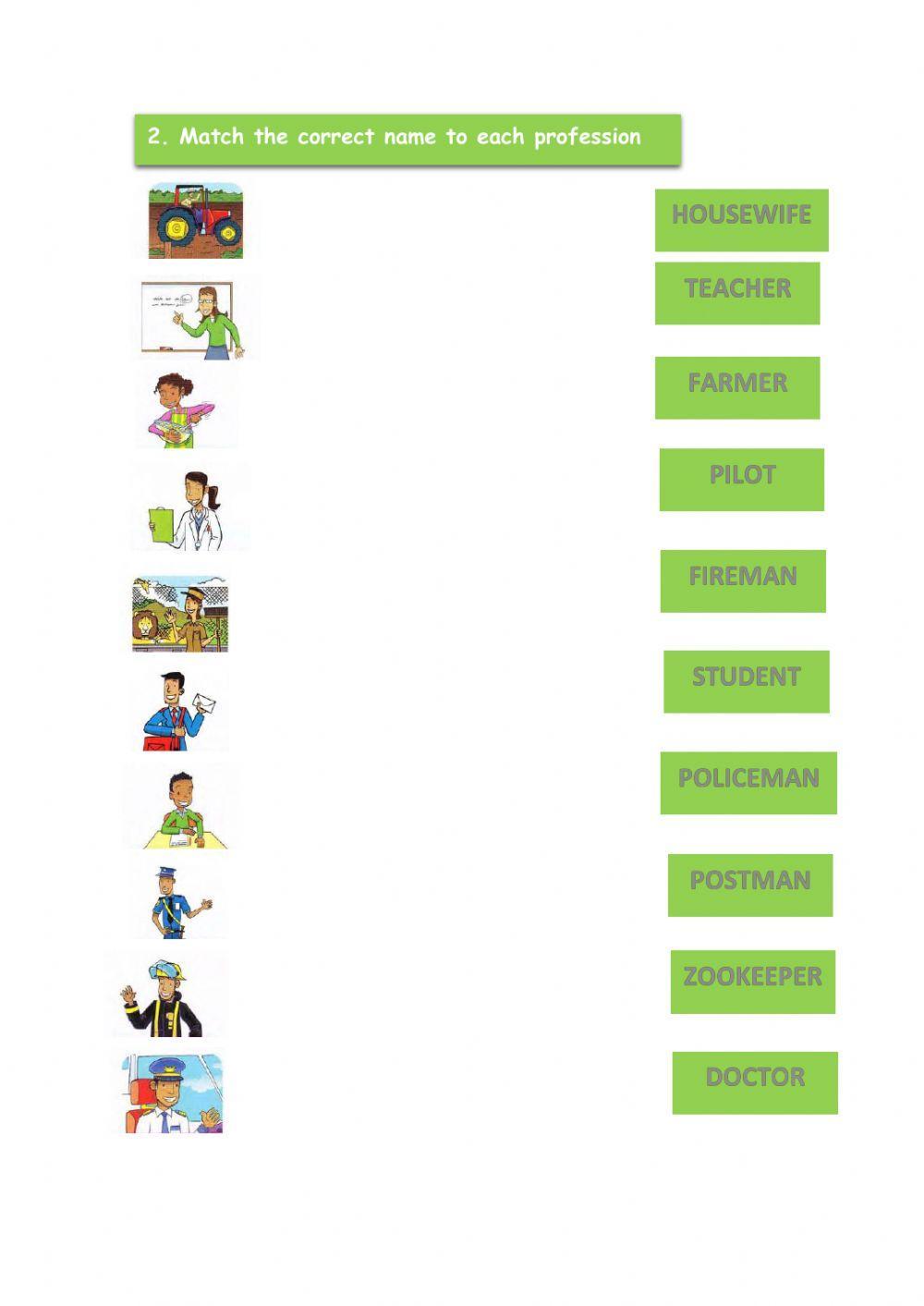 Vocabulary: Professions