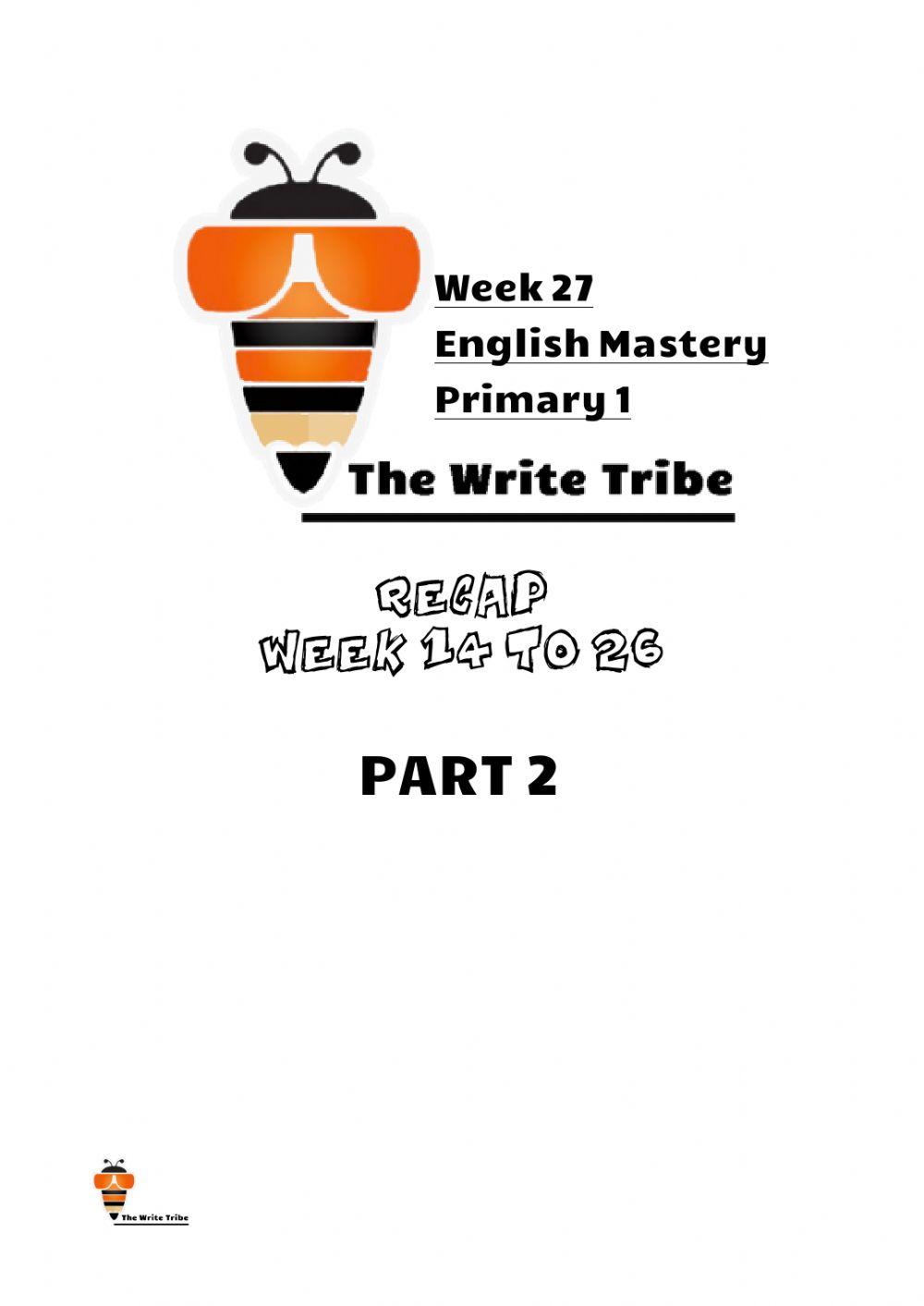 Week 27 e-learning (RECAP) p1 part 2