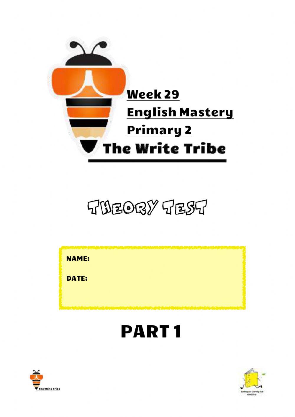 Week 29 e-learning p2 part 1