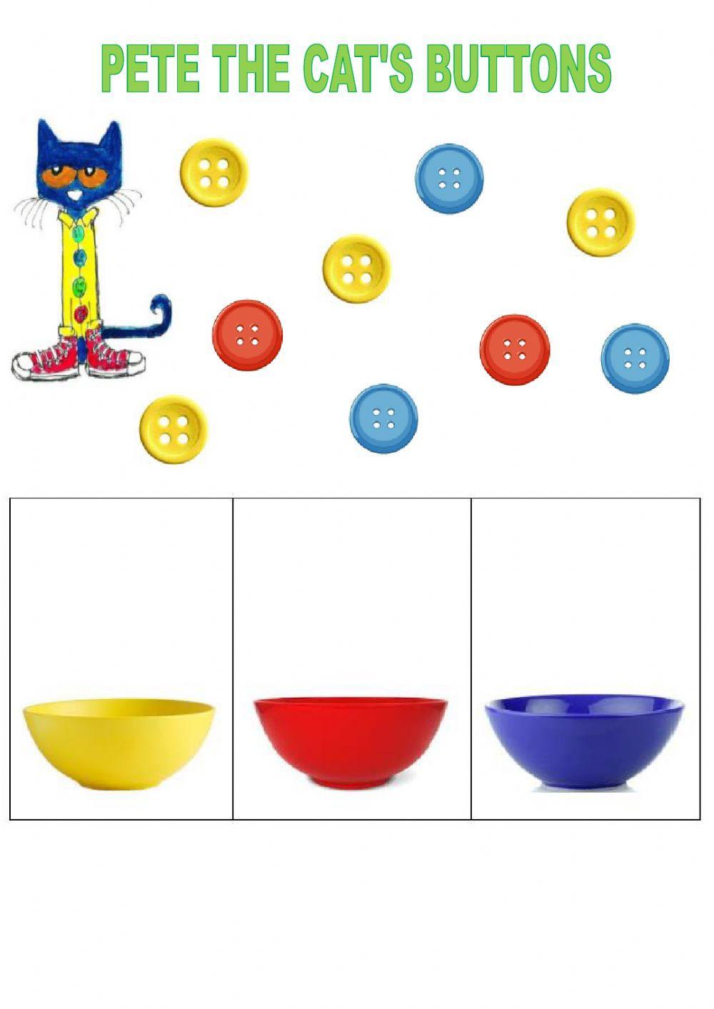 Pete the Cat's buttons