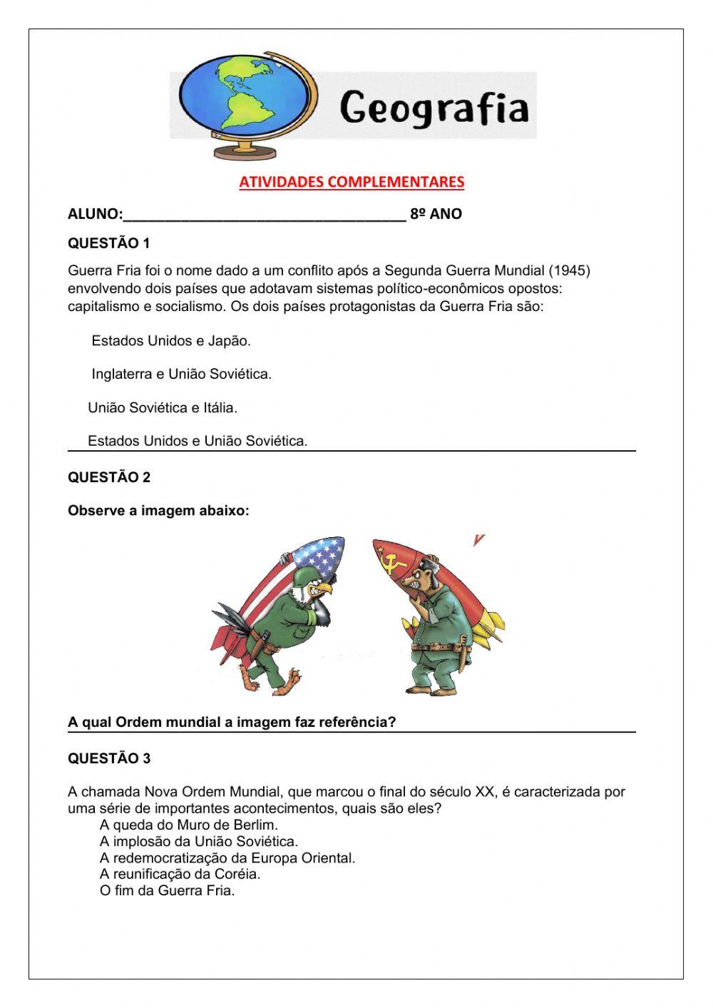 Ordem Mundial Bipolar