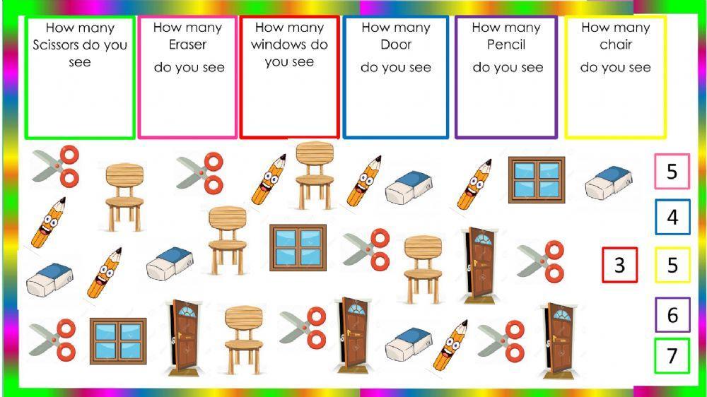 Utiles escolares en inglés