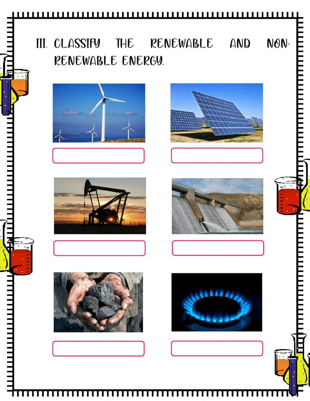 Energy and its sources