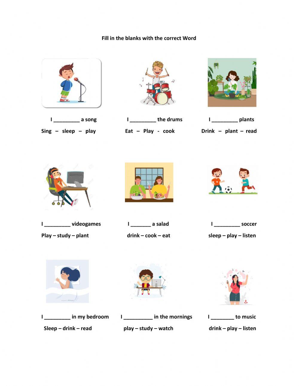 Simple Present Verbs