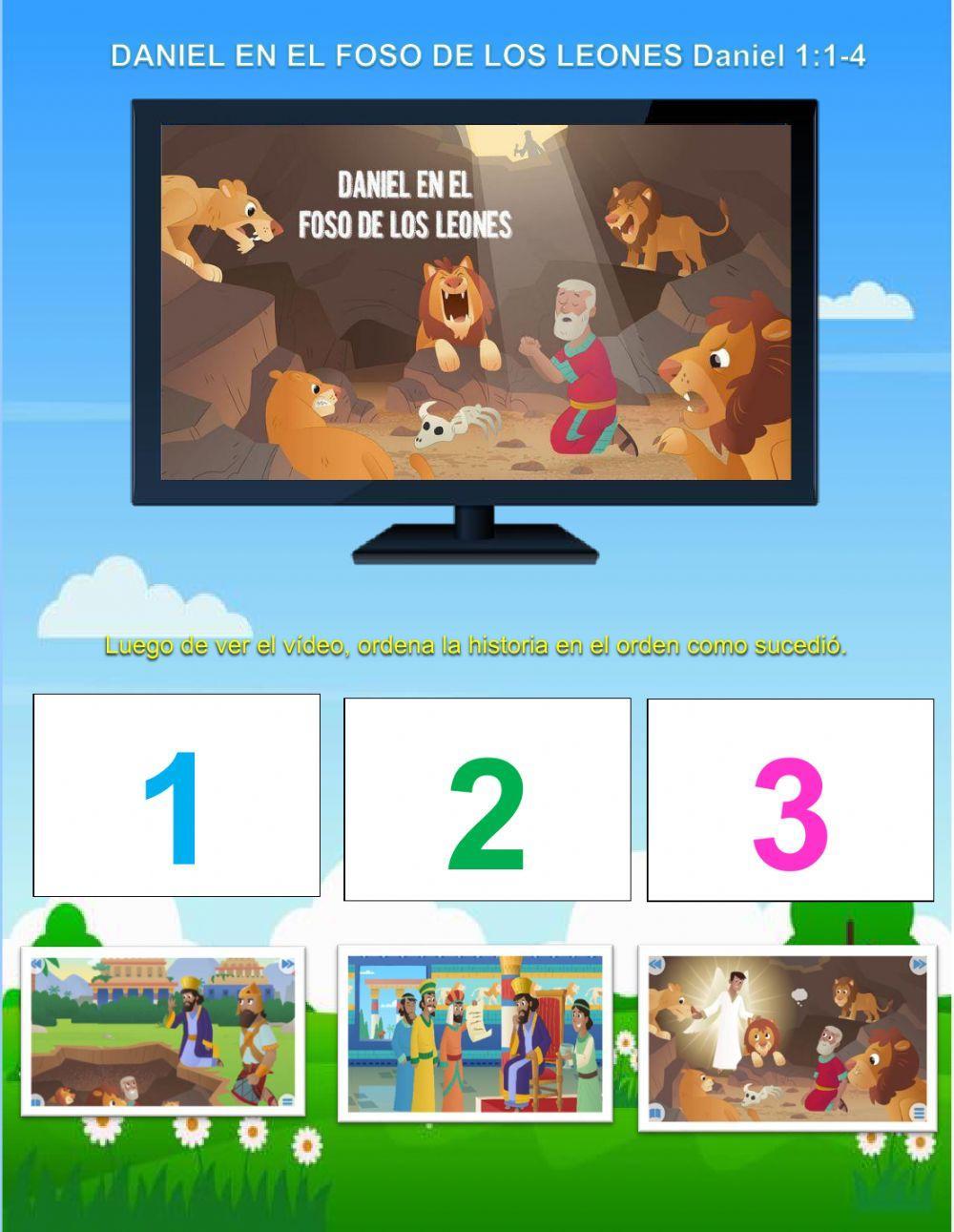 Daniel en el foso de los leones