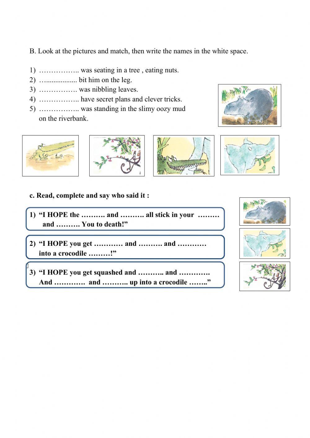 The enormous crocodile, part 2