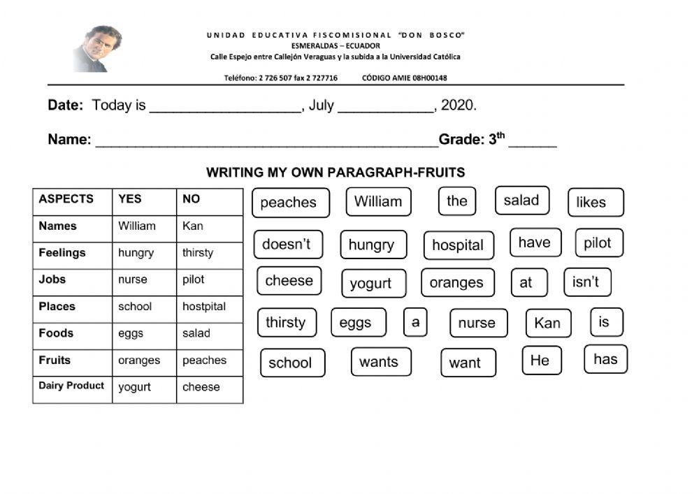 DESCRIBING PEOPLE 3RD