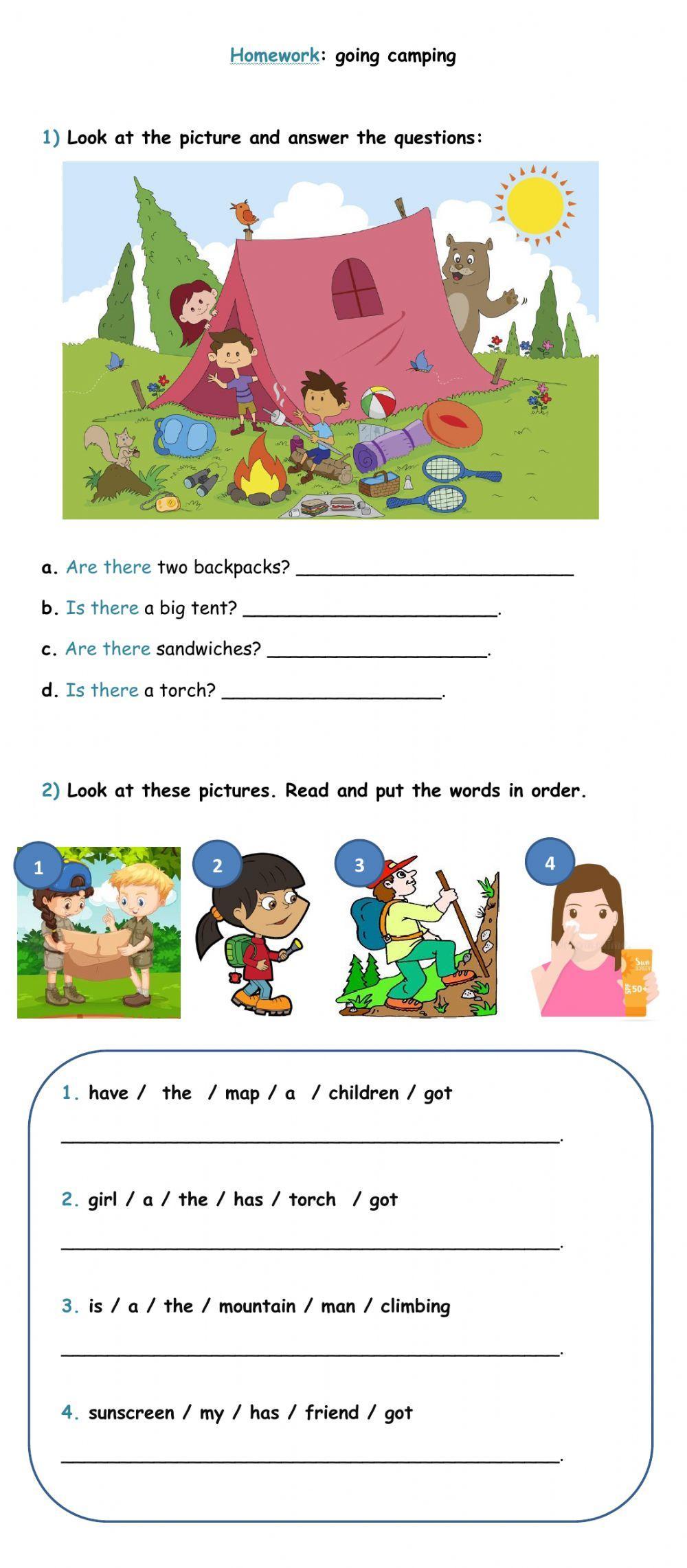 Junior - Going camping