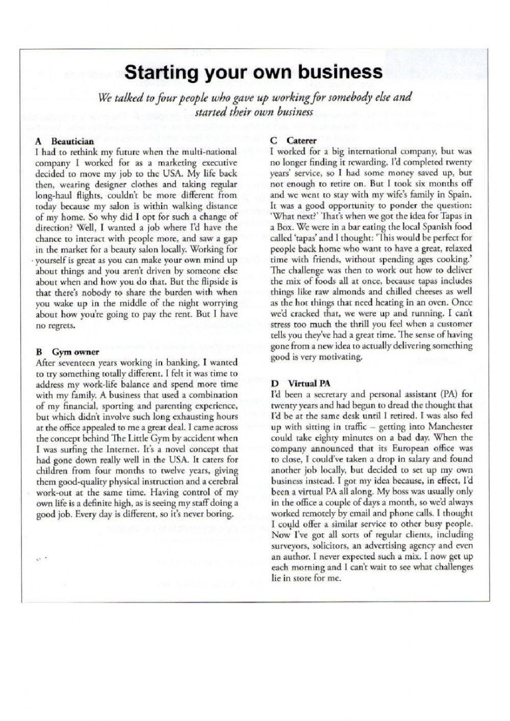 FCE Reading and Listening