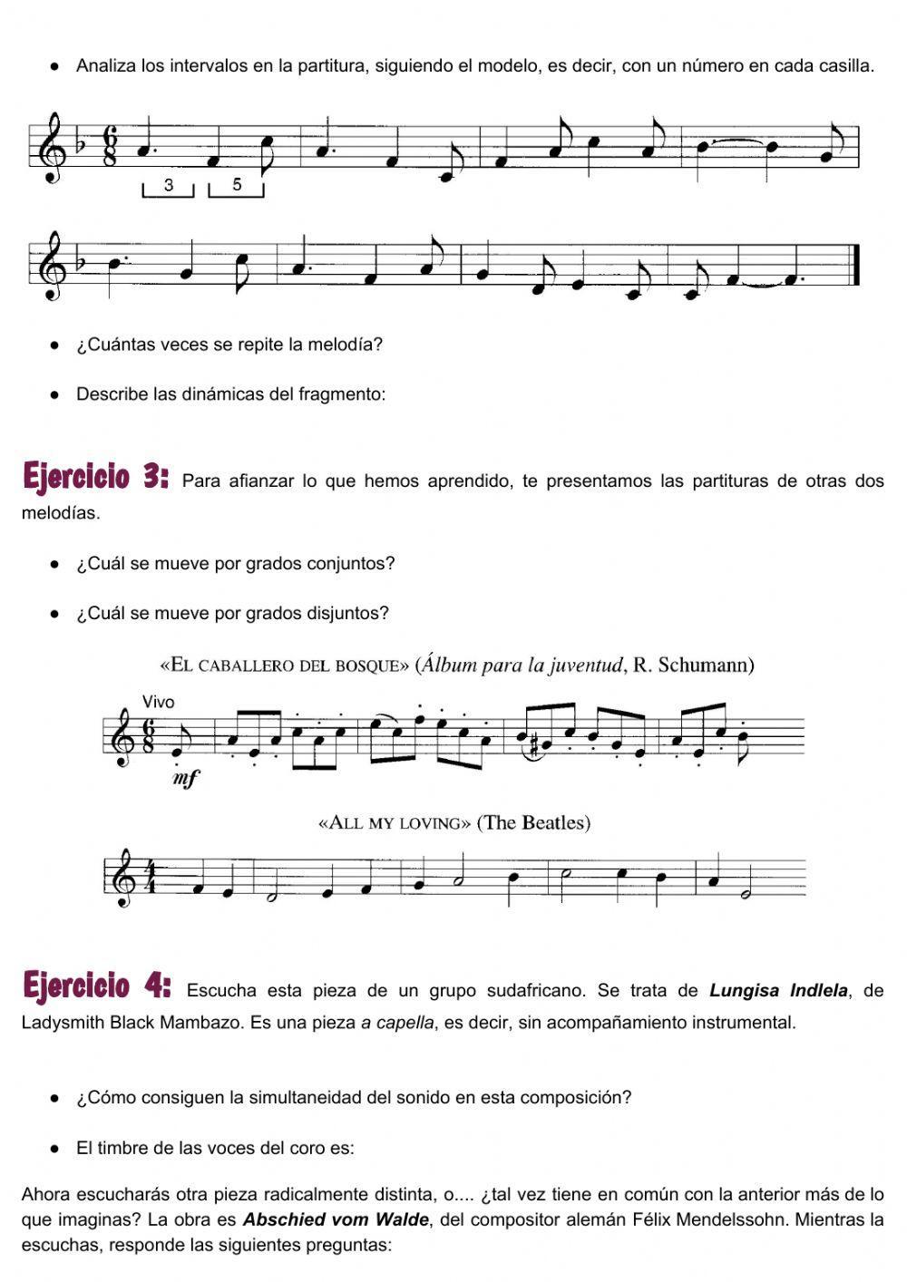 Comparamos audiciones 1
