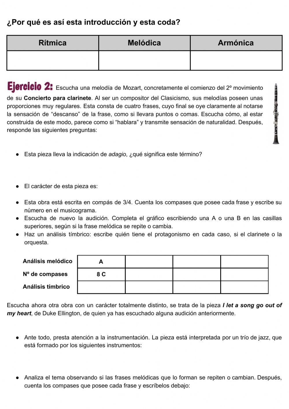 Comparamos audiciones 2