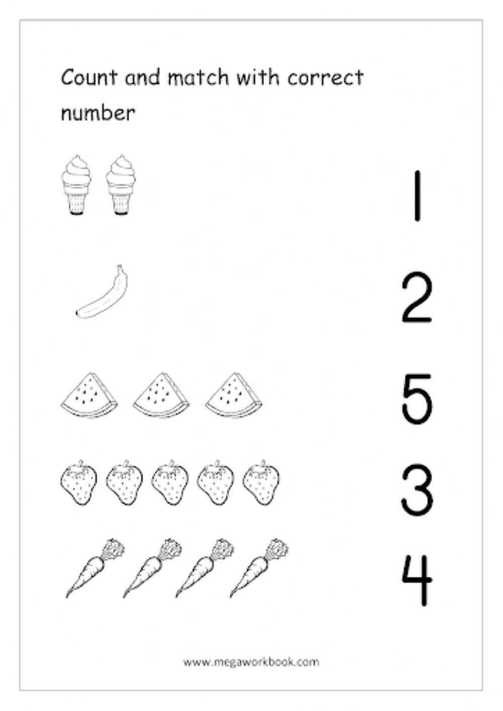 1:1 correspondence worksheet | Live Worksheets 1-1-correspondence-worksheet-live-worksheets
