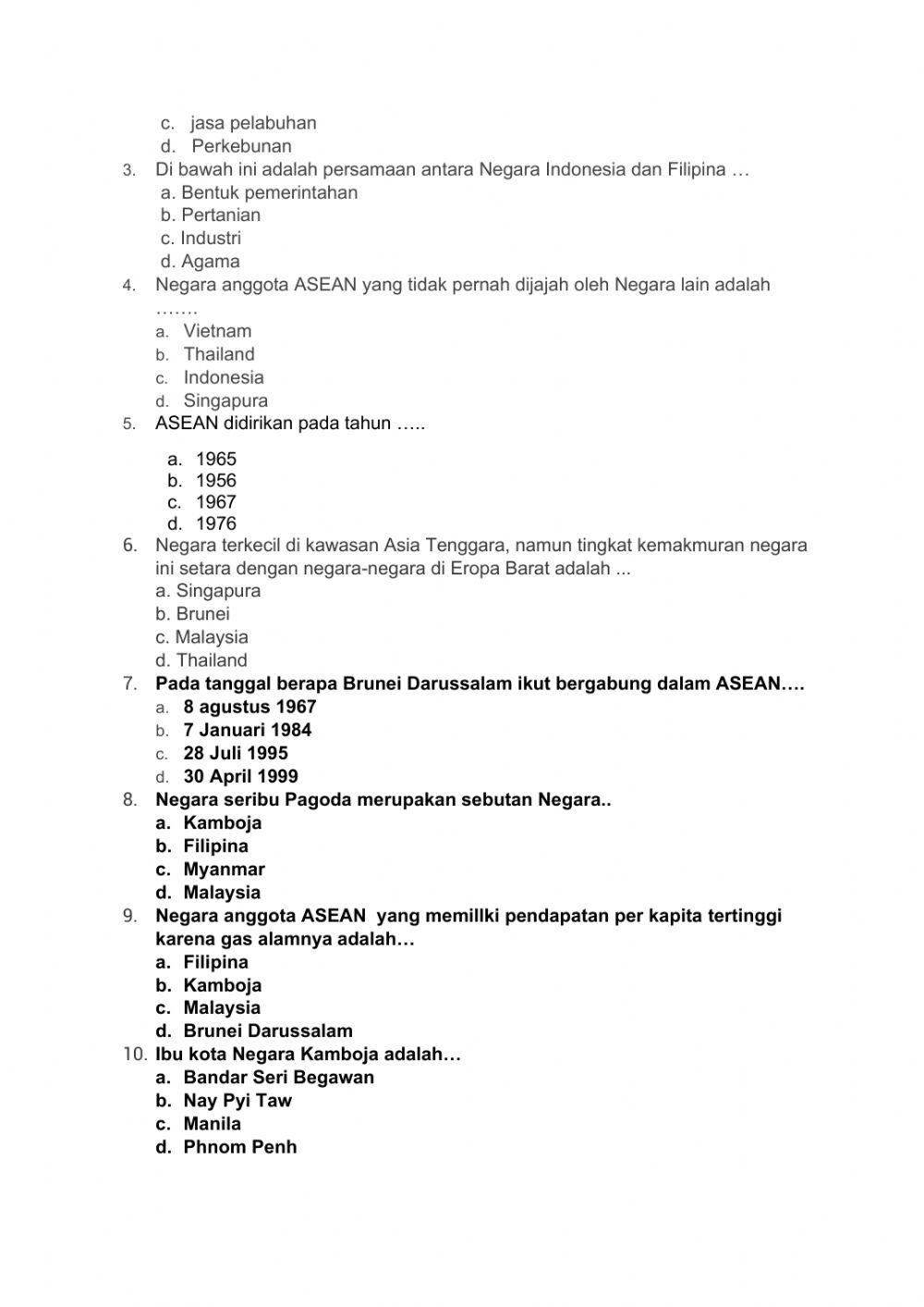Ulangan harian tema 1