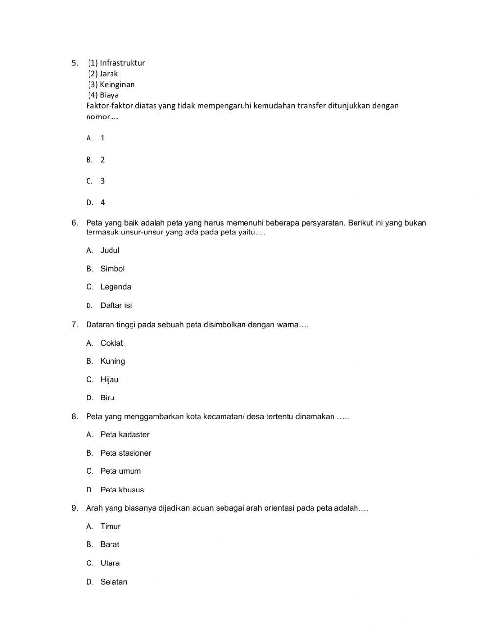 Keruangan dan interaksi antarruang