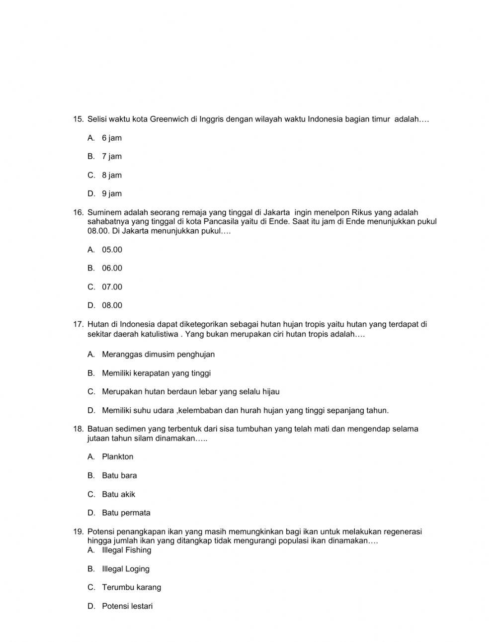 Keruangan dan interaksi antarruang