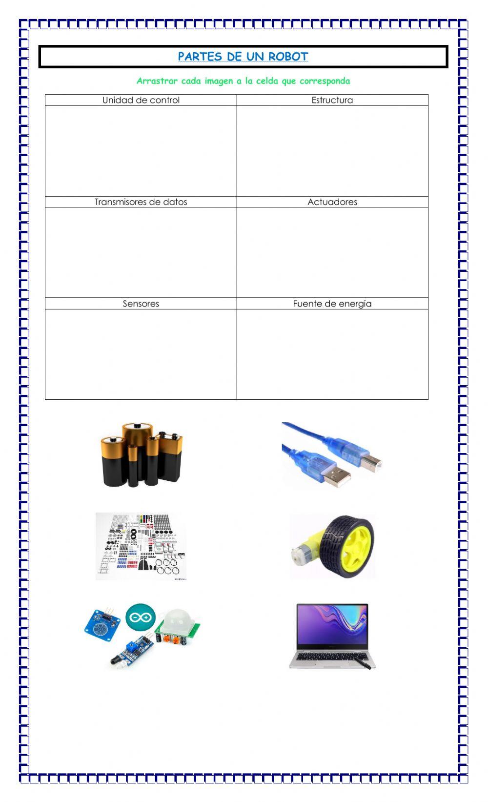 Elementos de un robot
