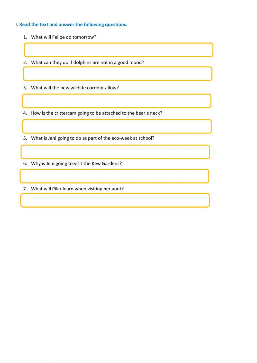 Reading Green Week 1