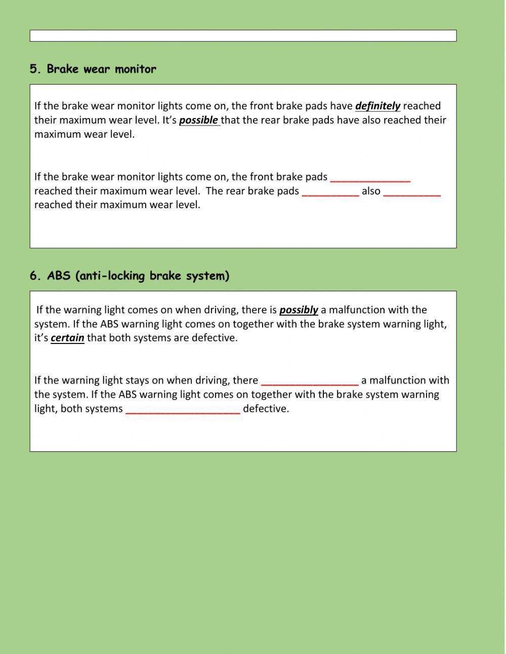 Modal Verbs:  Certainty - Possibility
