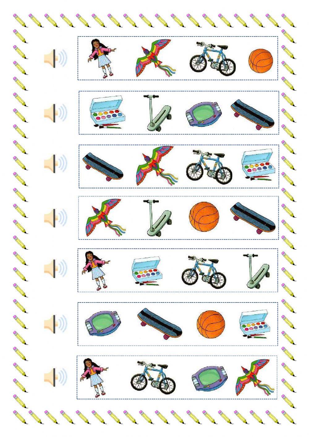 TOYS:Listen and choose