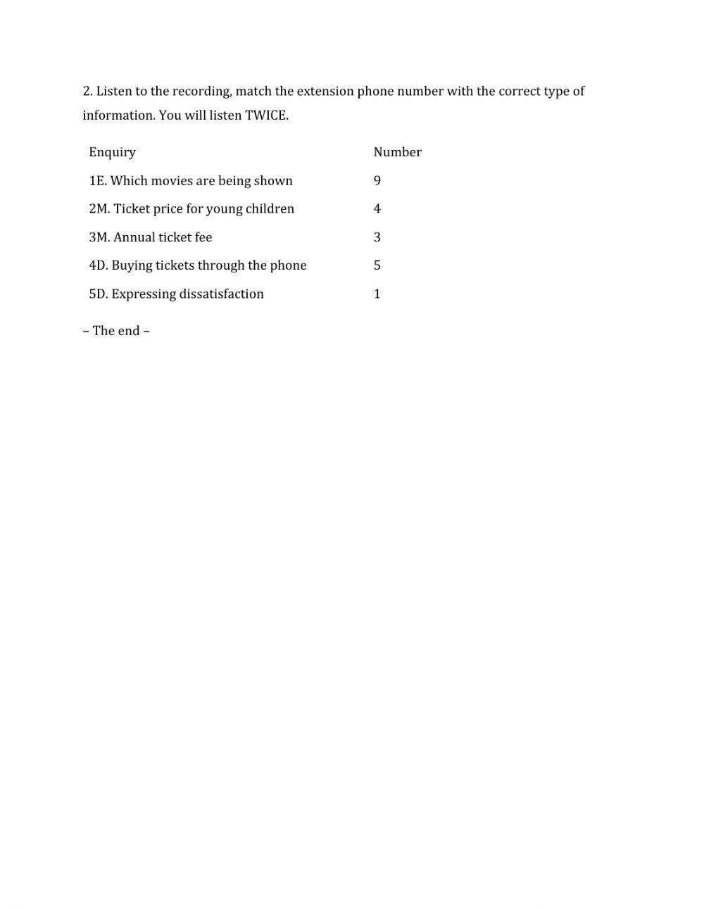 Lớp 7 - Unit 9 FESTIVALS AROUND THE WORLD-LISTENING