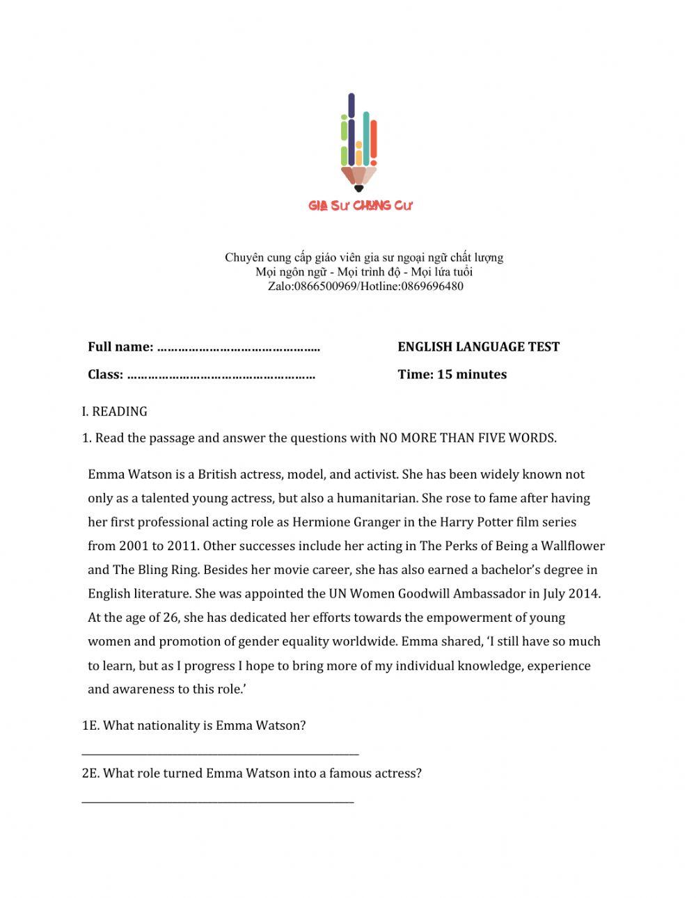 Lớp 7 - Unit 9 FESTIVALS AROUND THE WORLD-READING -