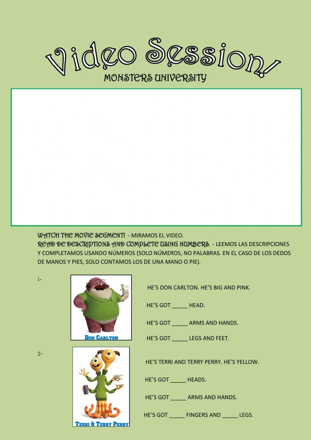 Video Session: Monsters University