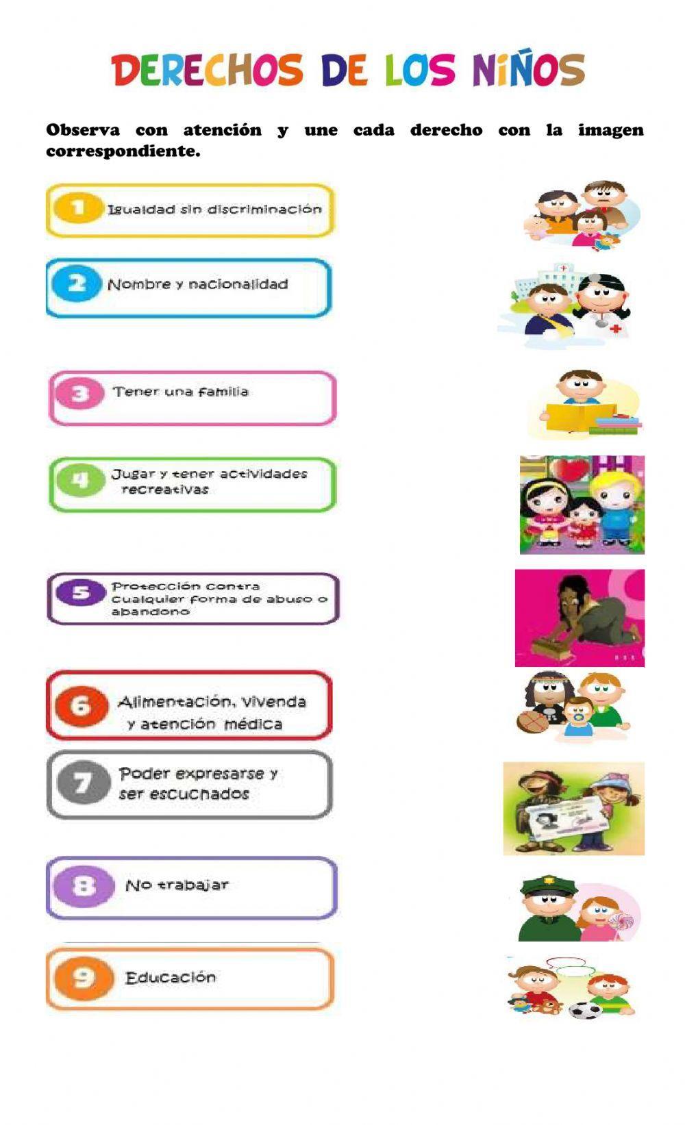 Los derechos de los niños