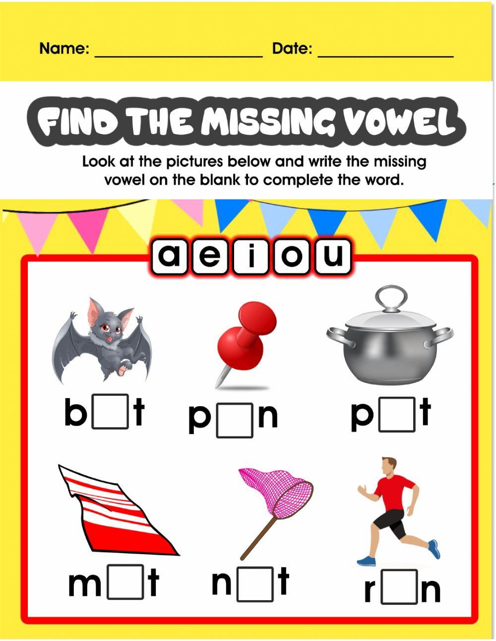 Find the Missing Vowel
