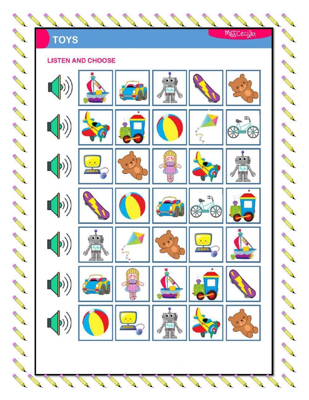 TOYS: Listen And Choose