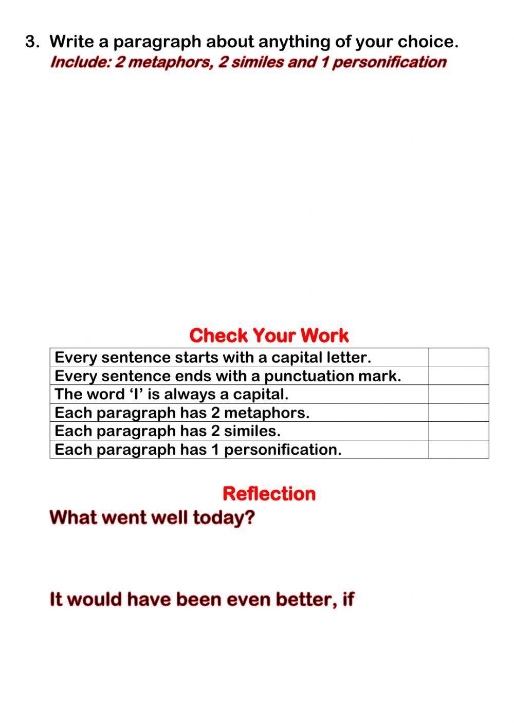Using Comparisons in Writing