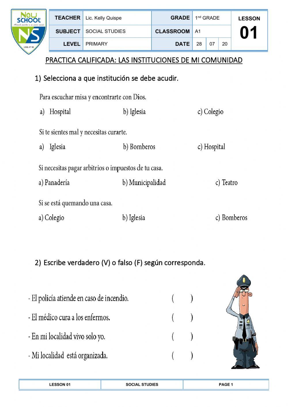 Instituciones de mi comunidad