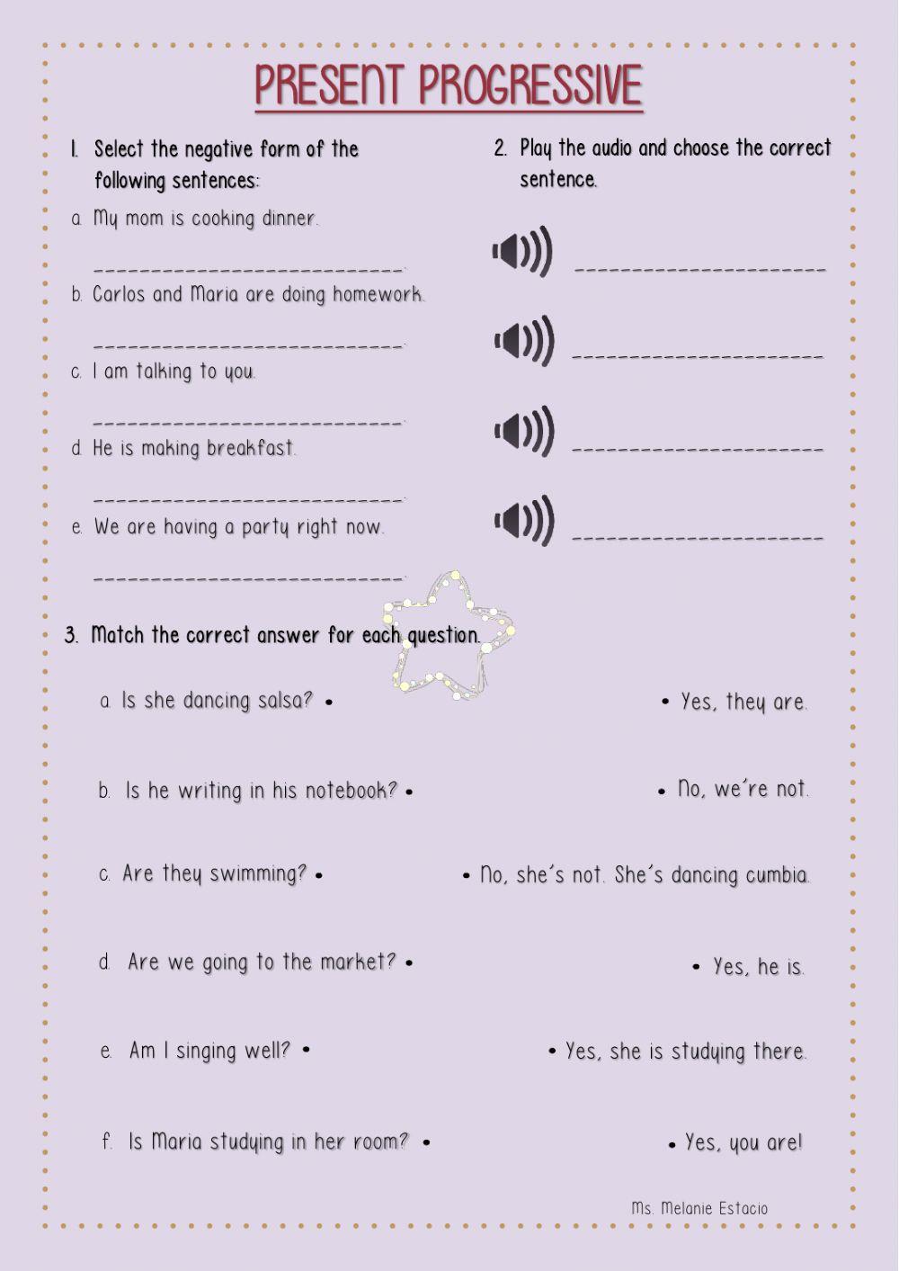 Present Progressive 17-08-20