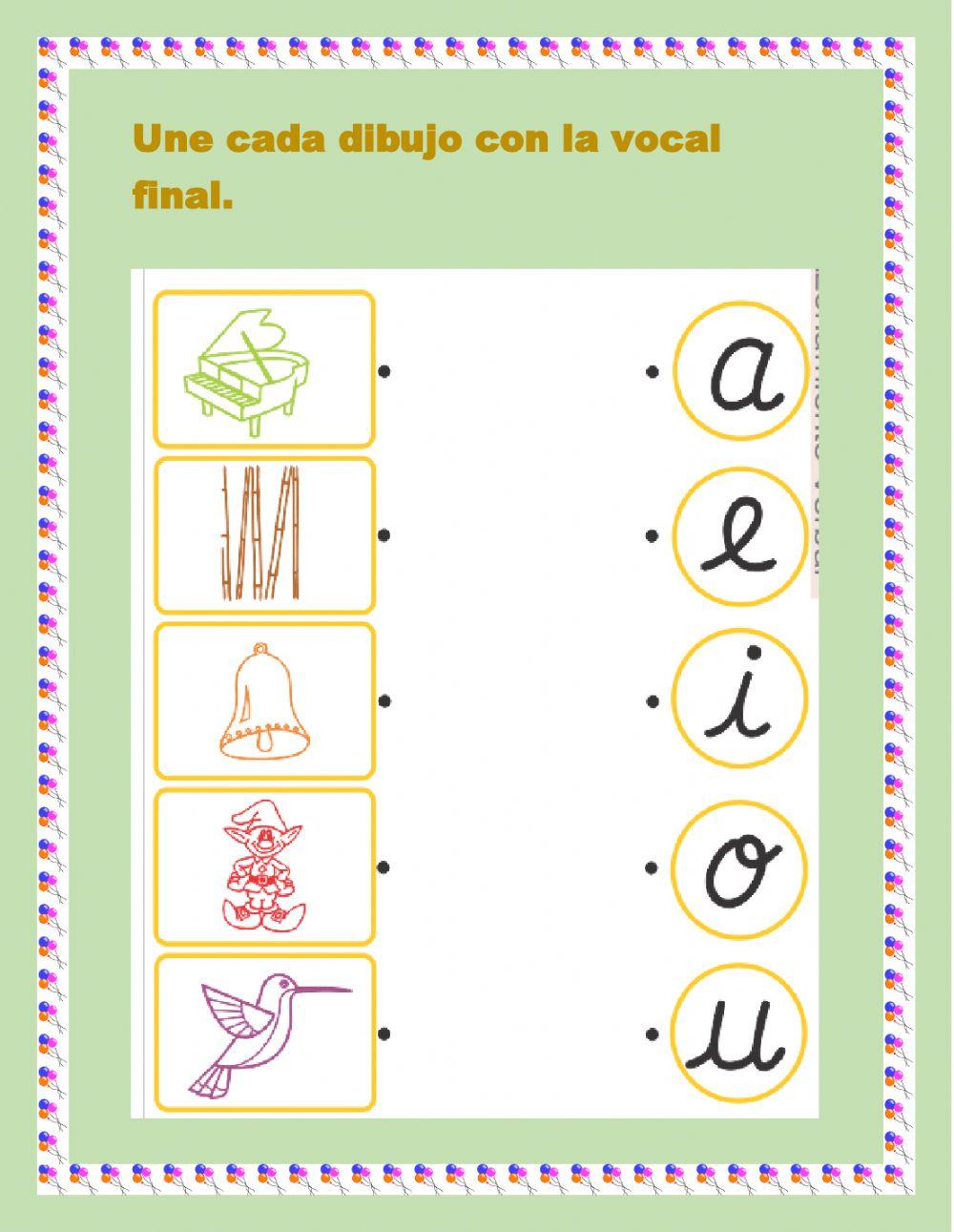 Practica de Vocales.