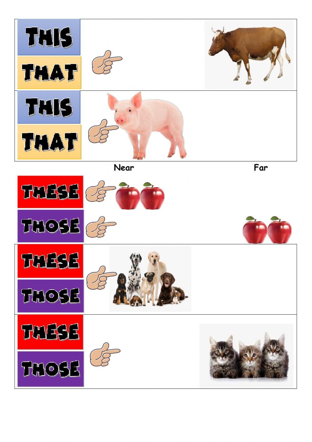 The demonstrative The demonstrative