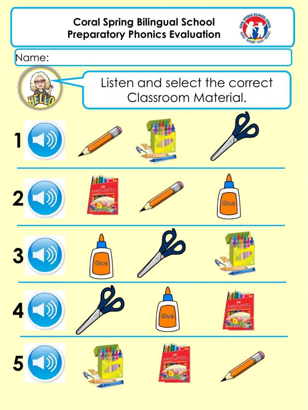 Phonics Evaluation